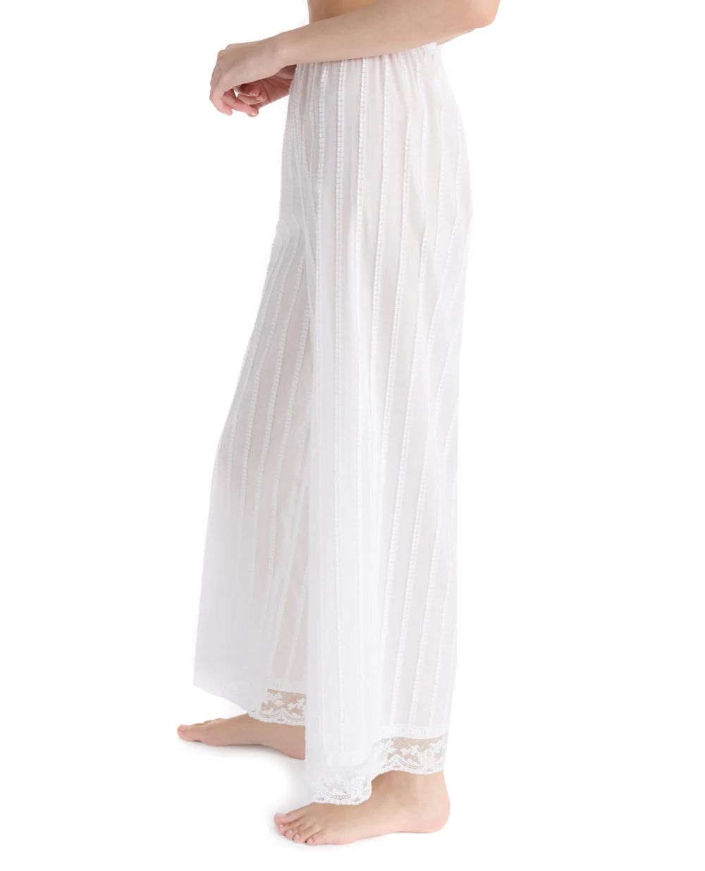 Брюки COTON ERES 232405, белый цвет • Купить в интернет-магазине Kameron