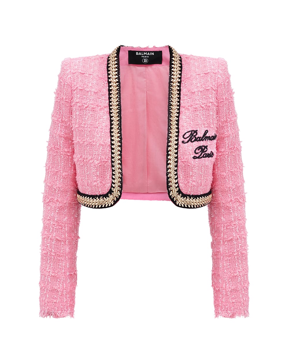 Жакет Balmain CF0SD155CE90, рожевий колір • Купити в інтернет-магазині Kameron