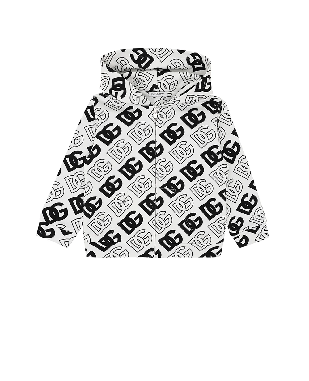 Детская толстовка (костюм) Dolce&Gabbana Kids L1JWFL-HS7KD, белый цвет • Купить в интернет-магазине Kameron