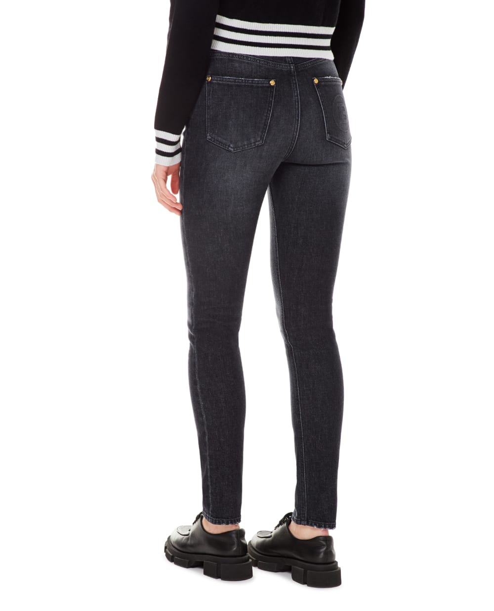 Джинсы Balmain XF1MF000DB72, серый цвет • Купить в интернет-магазине Kameron