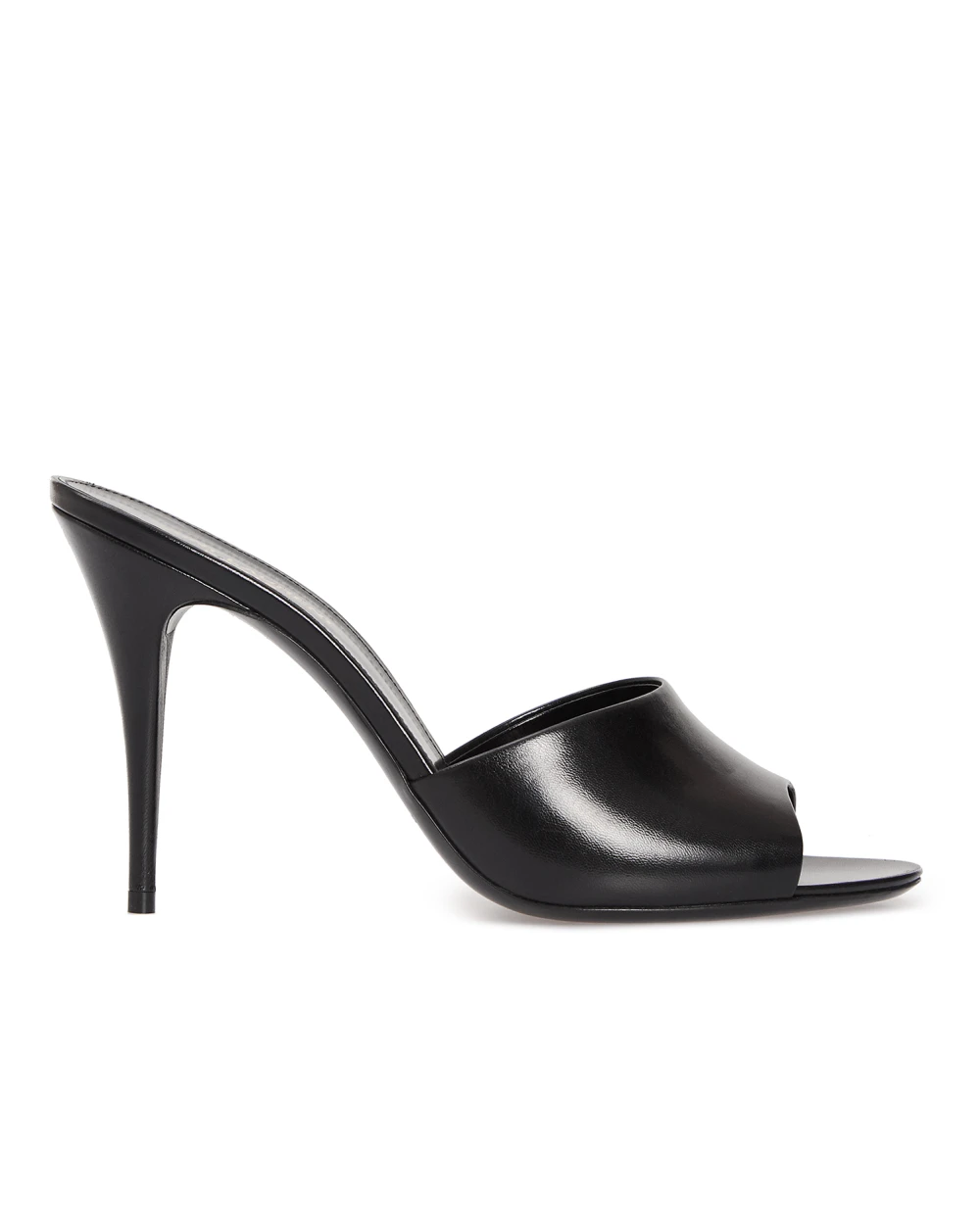 Кожаные мюли Sexy Saint Laurent 650474-1ZJ00, черный цвет • Купить в интернет-магазине Kameron