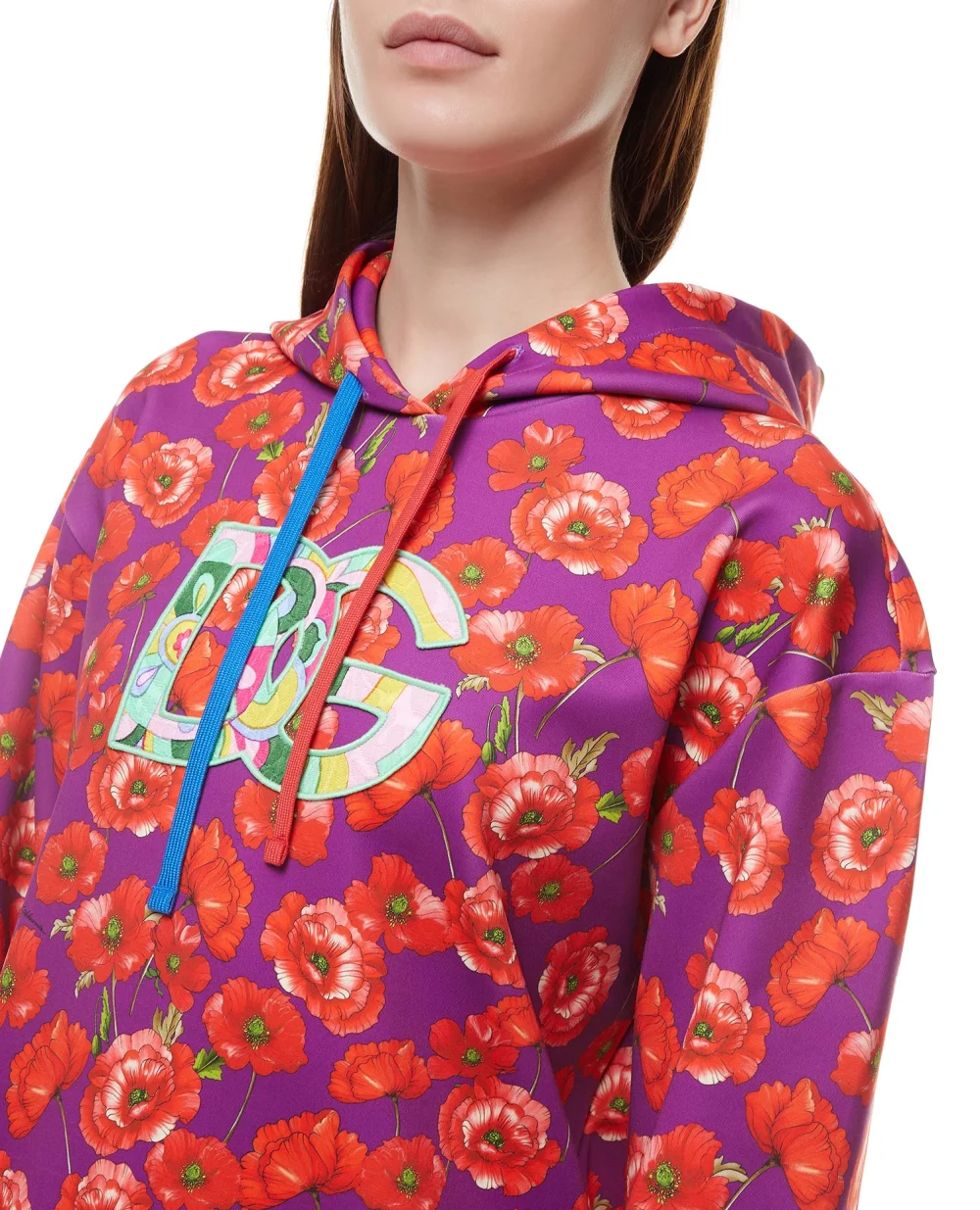 Худи Dolce&Gabbana F9M81Z-FSUAN, фиолетовый цвет • Купить в интернет-магазине Kameron