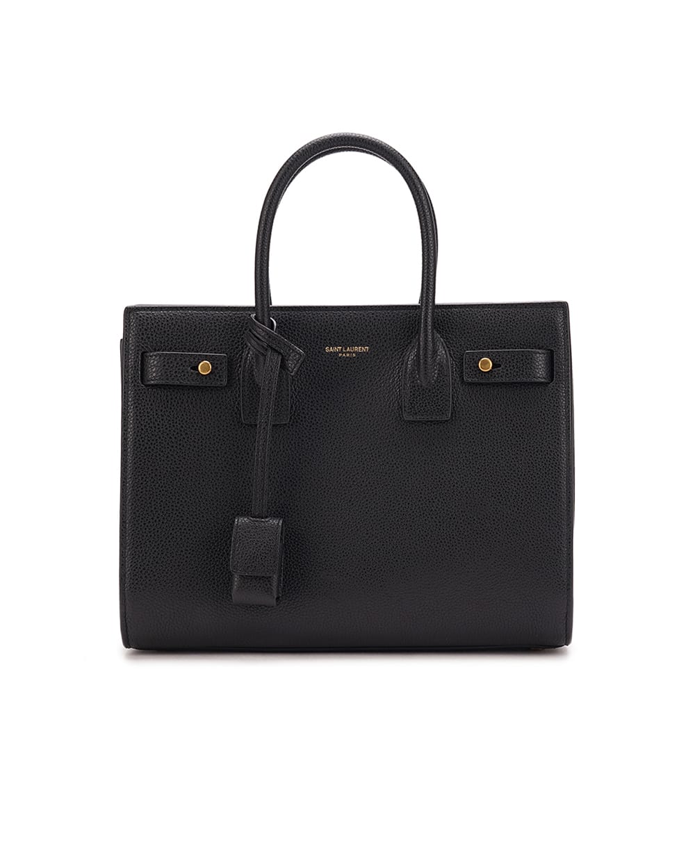 Кожаная сумка Sac du Jou Small Saint Laurent 717448-DTI0W, черный цвет • Купить в интернет-магазине Kameron