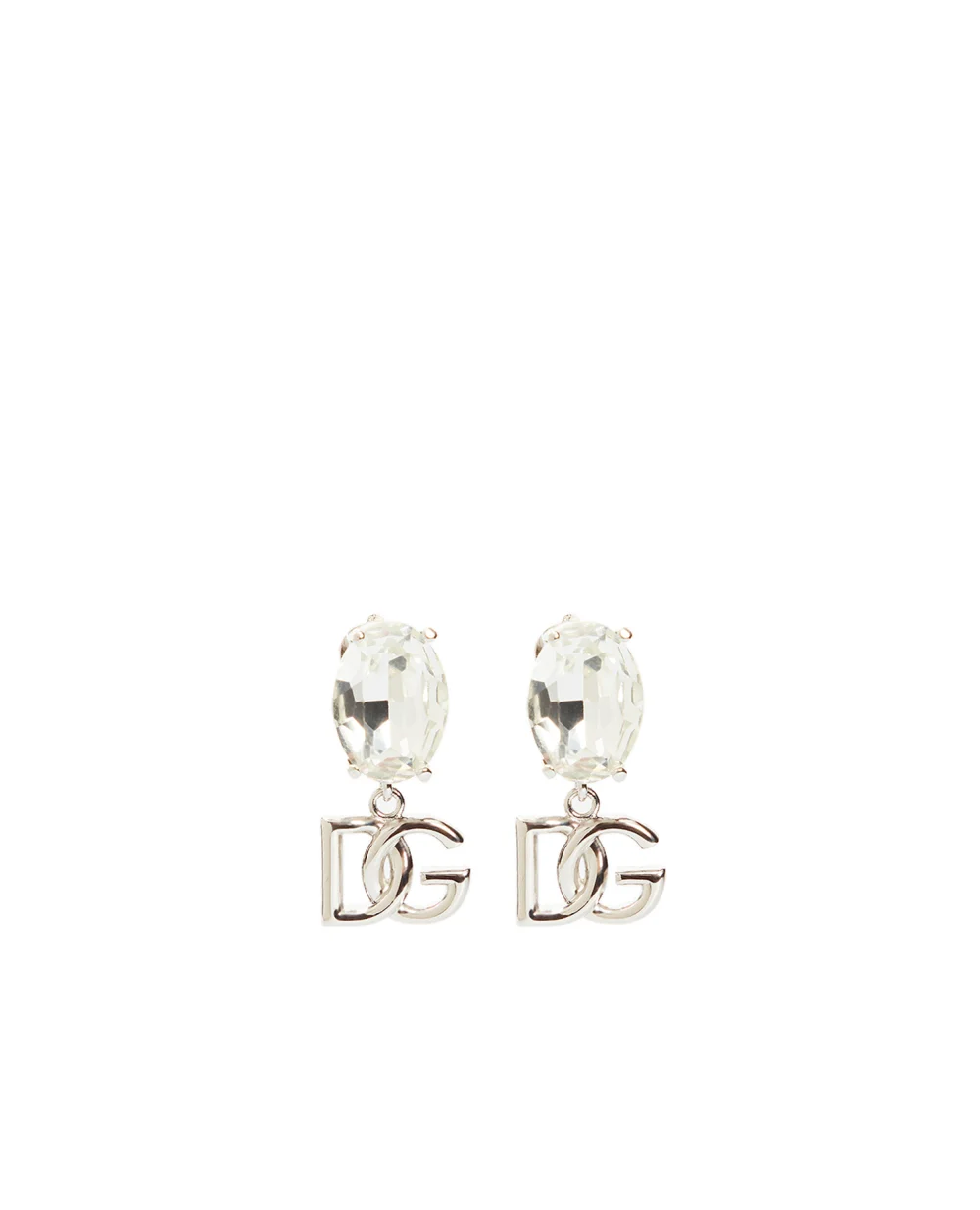 Клипсы Dolce&Gabbana WEO2N2-W1111, серебряный цвет • Купить в интернет-магазине Kameron