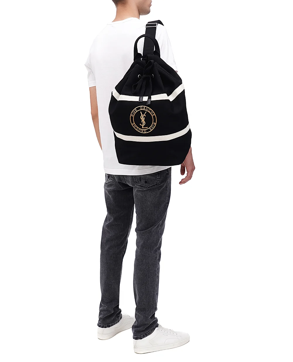 Рюкзак Rive Gauche Saint Laurent 734682-FABKL, черный цвет • Купить в интернет-магазине Kameron