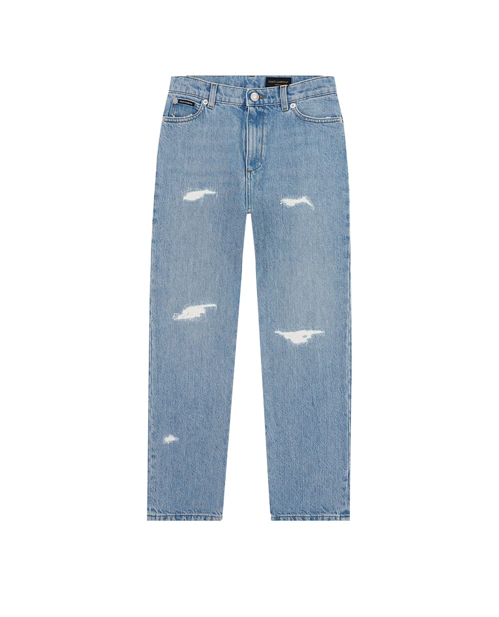 Детские джинсы Dolce&Gabbana Kids L42F44-LDB88-B, голубой цвет • Купить в интернет-магазине Kameron