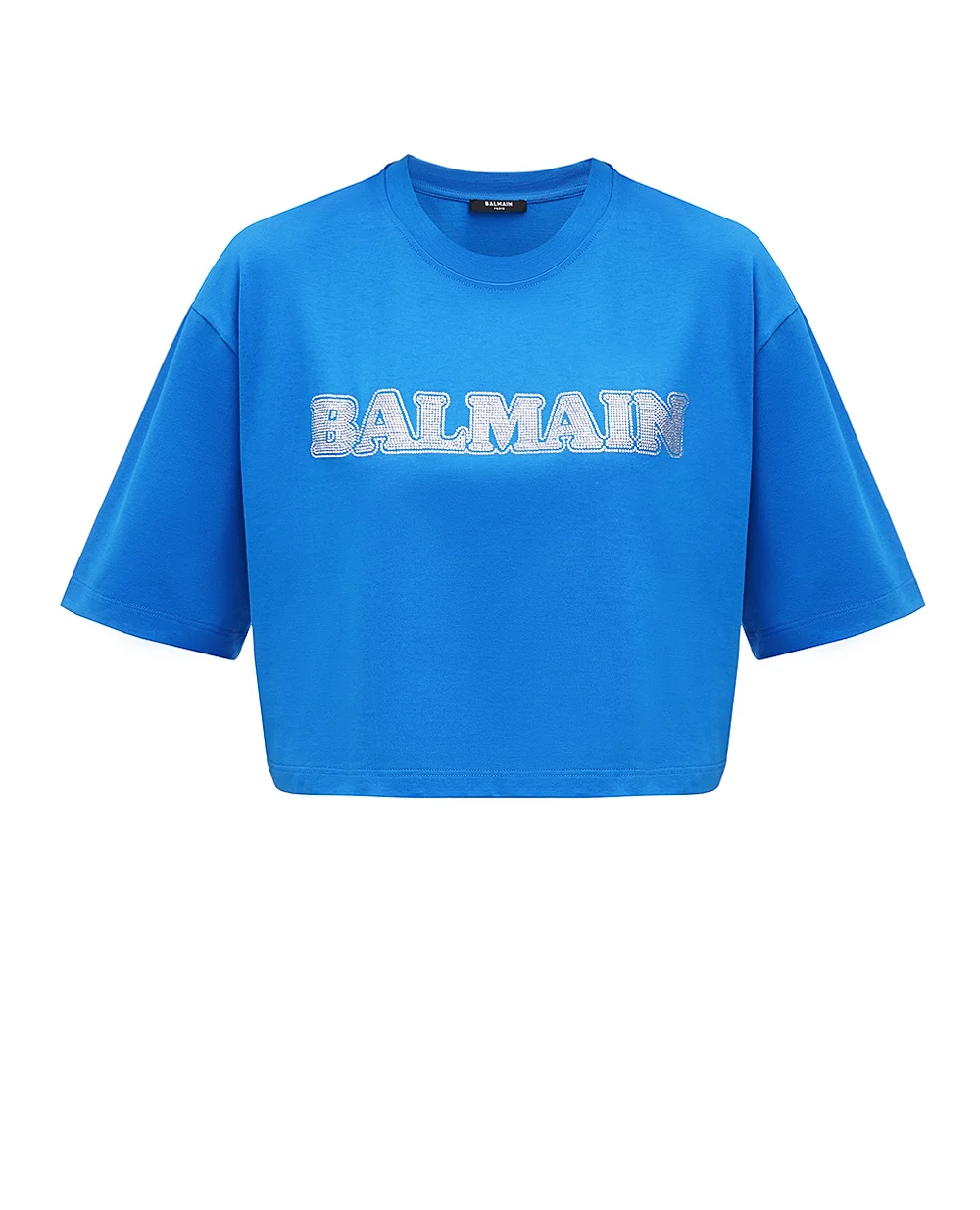 Футболка Balmain BF0EE020BC54, синий цвет • Купить в интернет-магазине Kameron