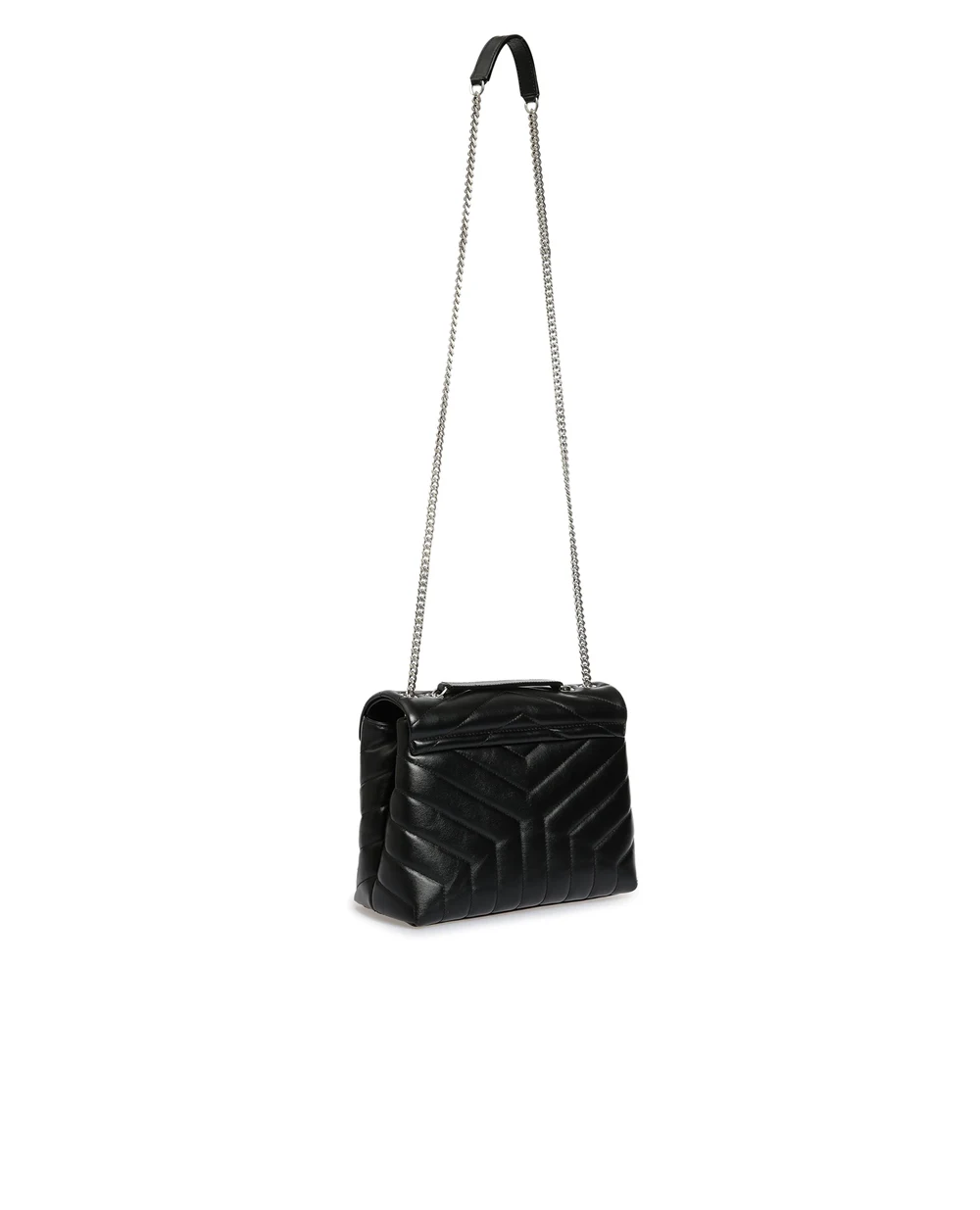 Кожаная сумка Loulou Small Saint Laurent 494699-DV726, черный цвет • Купить в интернет-магазине Kameron