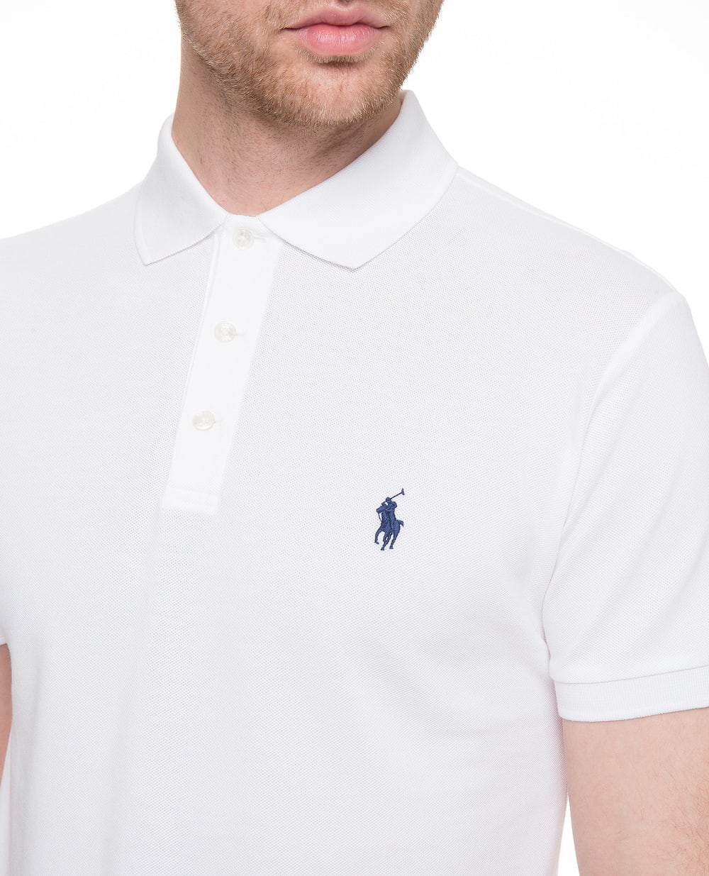 Поло Mesh Polo Ralph Lauren 710541705008, білий колір • Купити в інтернет-магазині Kameron