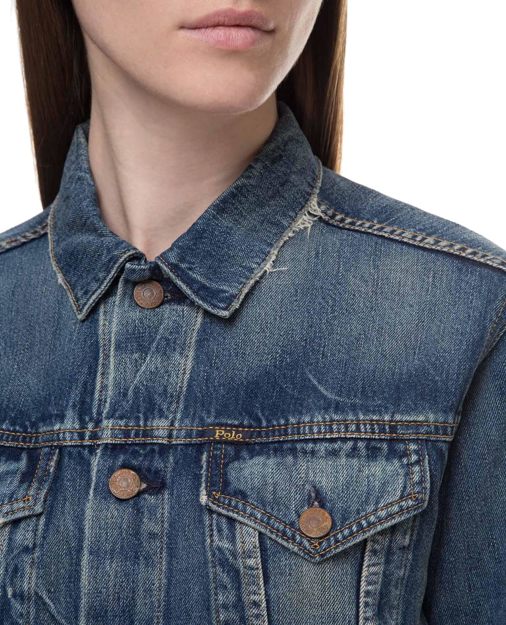 Джинсовая куртка Polo Ralph Lauren 211685967001FW19, голубой цвет • Купить в интернет-магазине Kameron