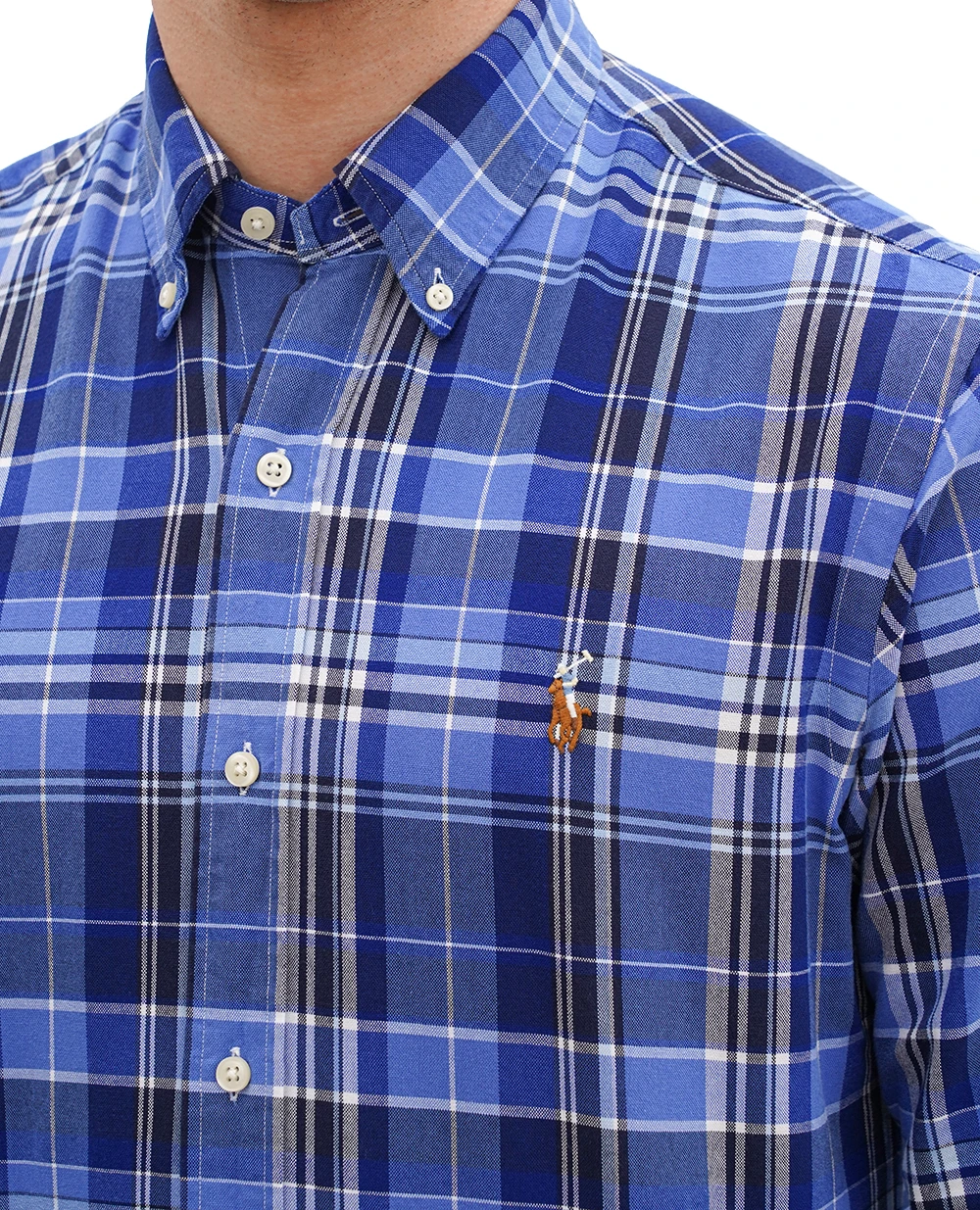 Рубашка Polo Ralph Lauren 710897267004, синий цвет • Купить в интернет-магазине Kameron