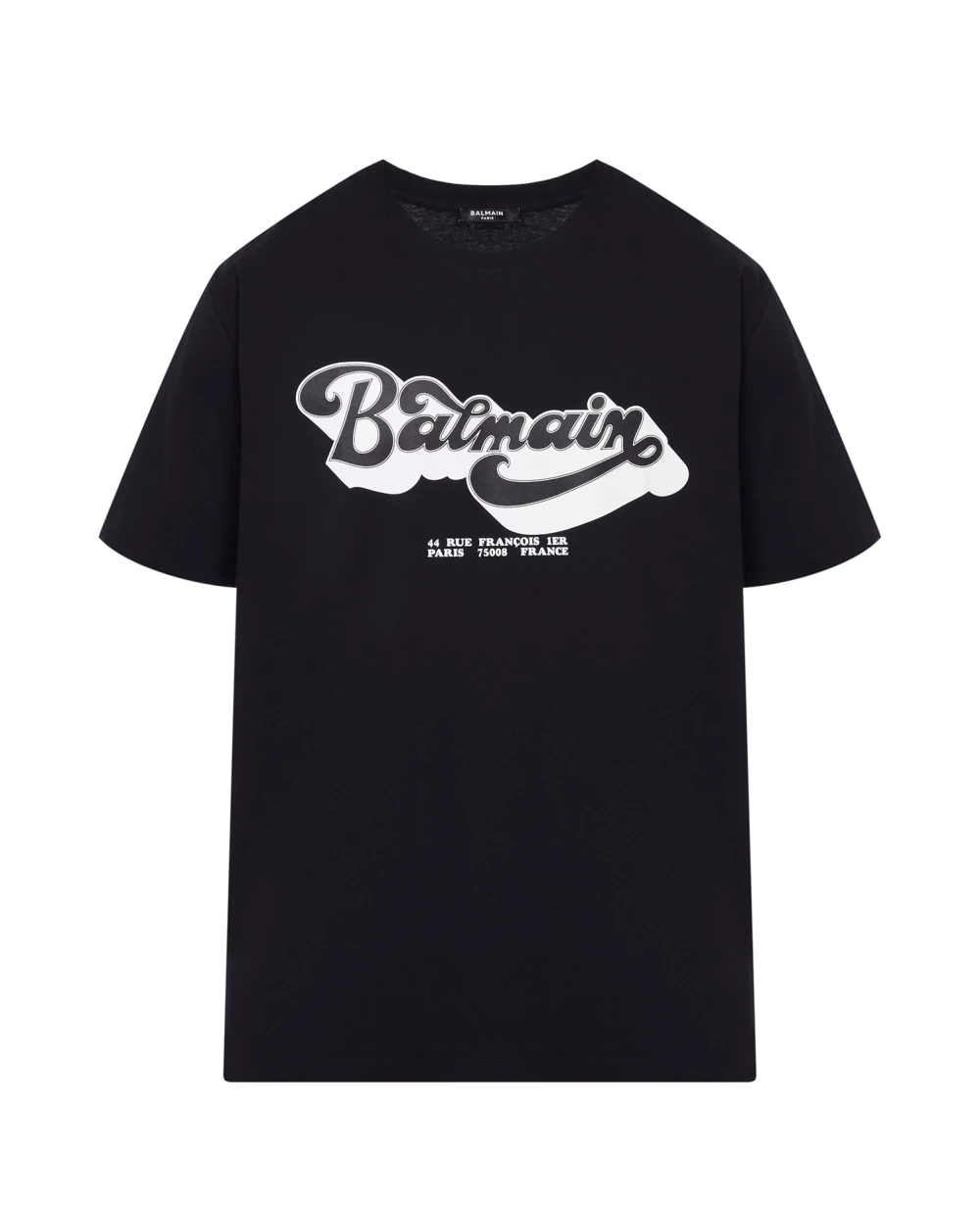 Футболка Balmain BH1EG010BC44, черный цвет • Купить в интернет-магазине Kameron