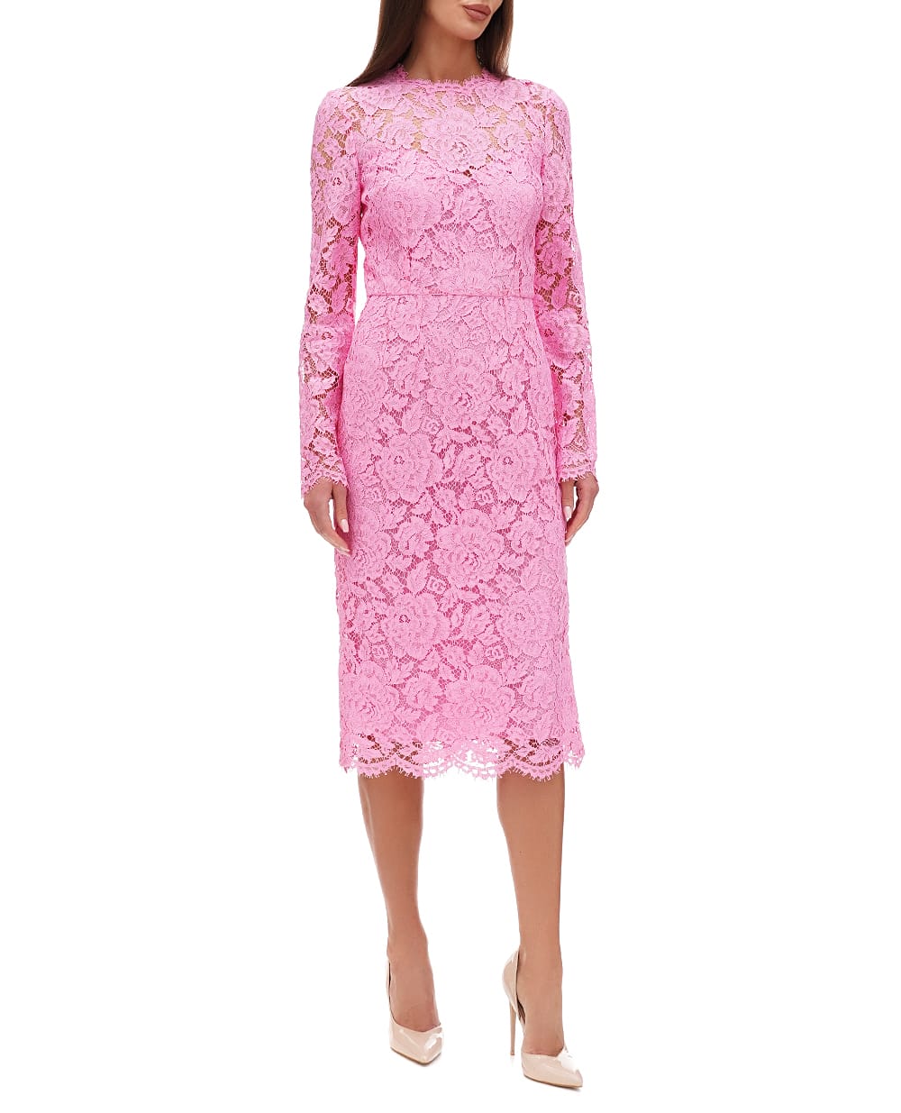 Платье Dolce&Gabbana F6M0DT-HLM7L, розовый цвет • Купить в интернет-магазине Kameron