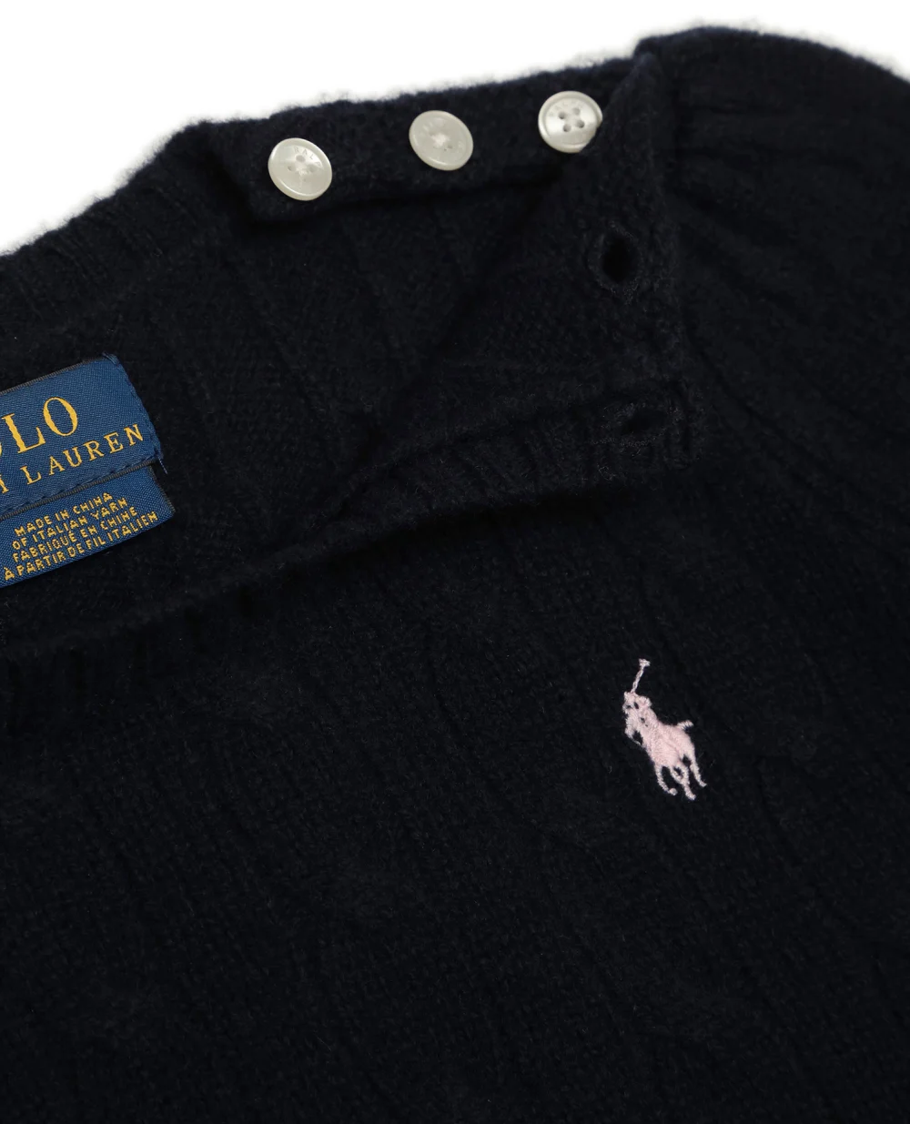 Дитячий вовняний джемпер Polo Ralph Lauren Kids 312702223001, темно синій колір • Купити в інтернет-магазині Kameron