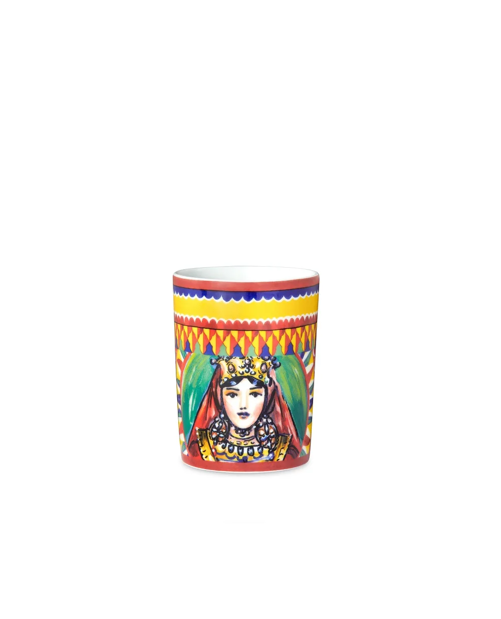 Фарфоровый стакан для воды Dolce&Gabbana TCB031-TCA22, разноцветный цвет • Купить в интернет-магазине Kameron