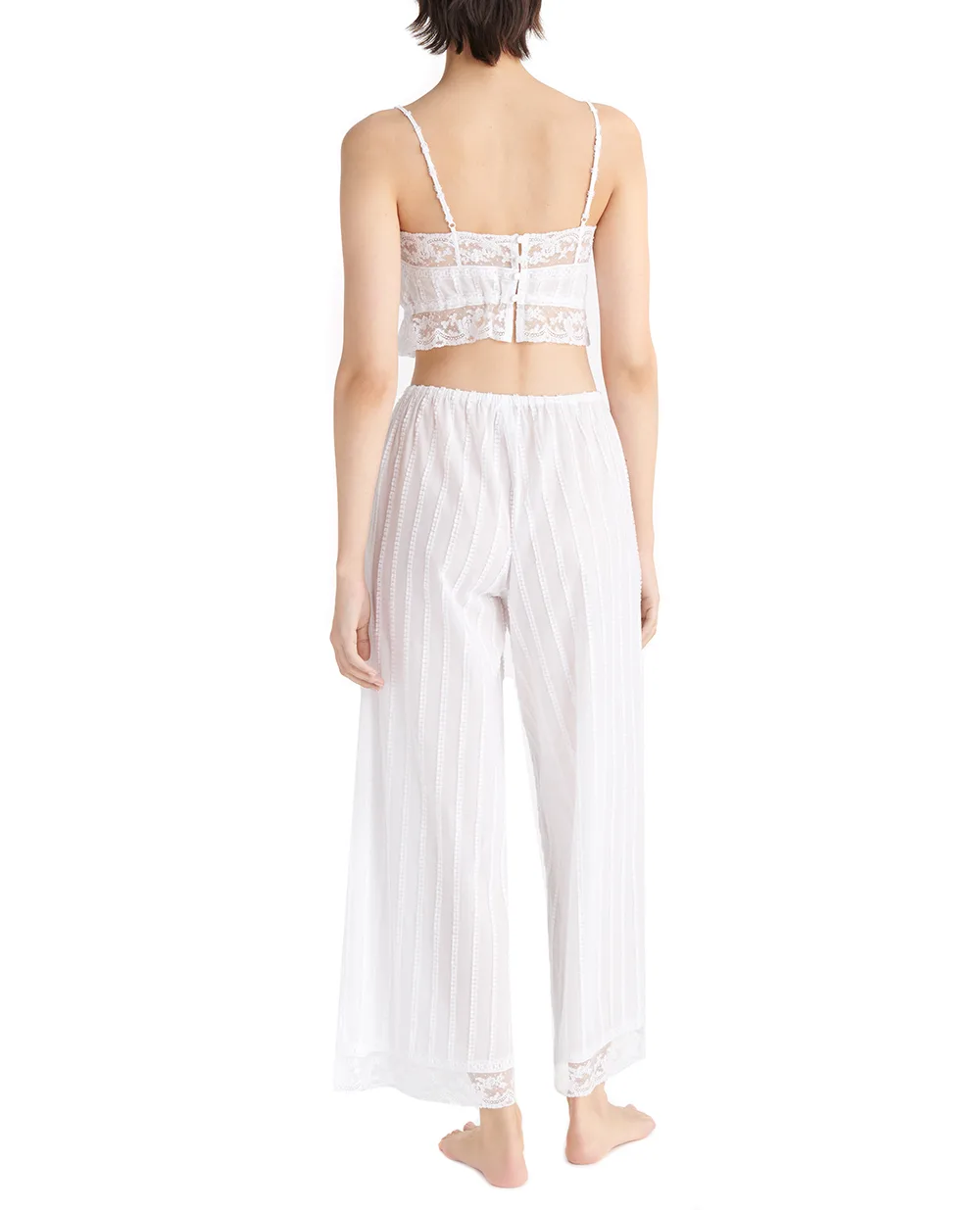 Брюки COTON ERES 232405, белый цвет • Купить в интернет-магазине Kameron