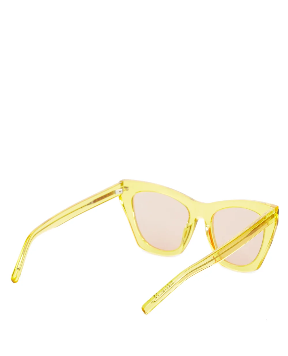 Солнцезащитные очки Saint Laurent 508654-Y9901, желтый цвет • Купить в интернет-магазине Kameron