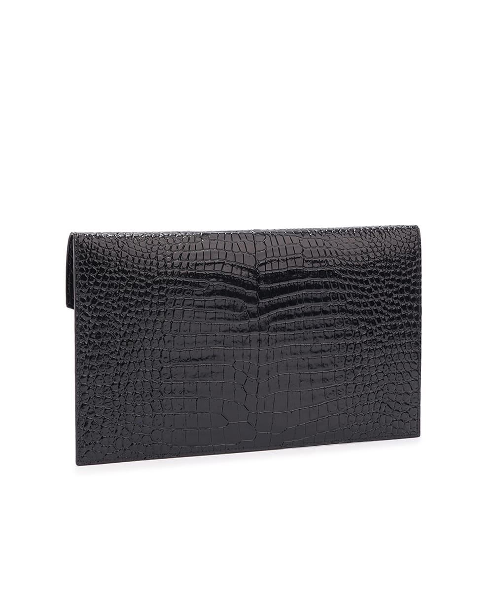 Шкіряний клатч Uptown Saint Laurent 565739-DND0J, чорний колір • Купити в інтернет-магазині Kameron