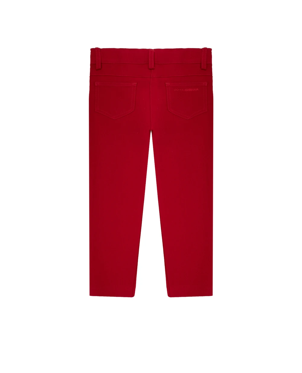 Детские брюки Dolce&Gabbana Kids L52P12-G7XRZ-B, бордовый цвет • Купить в интернет-магазине Kameron