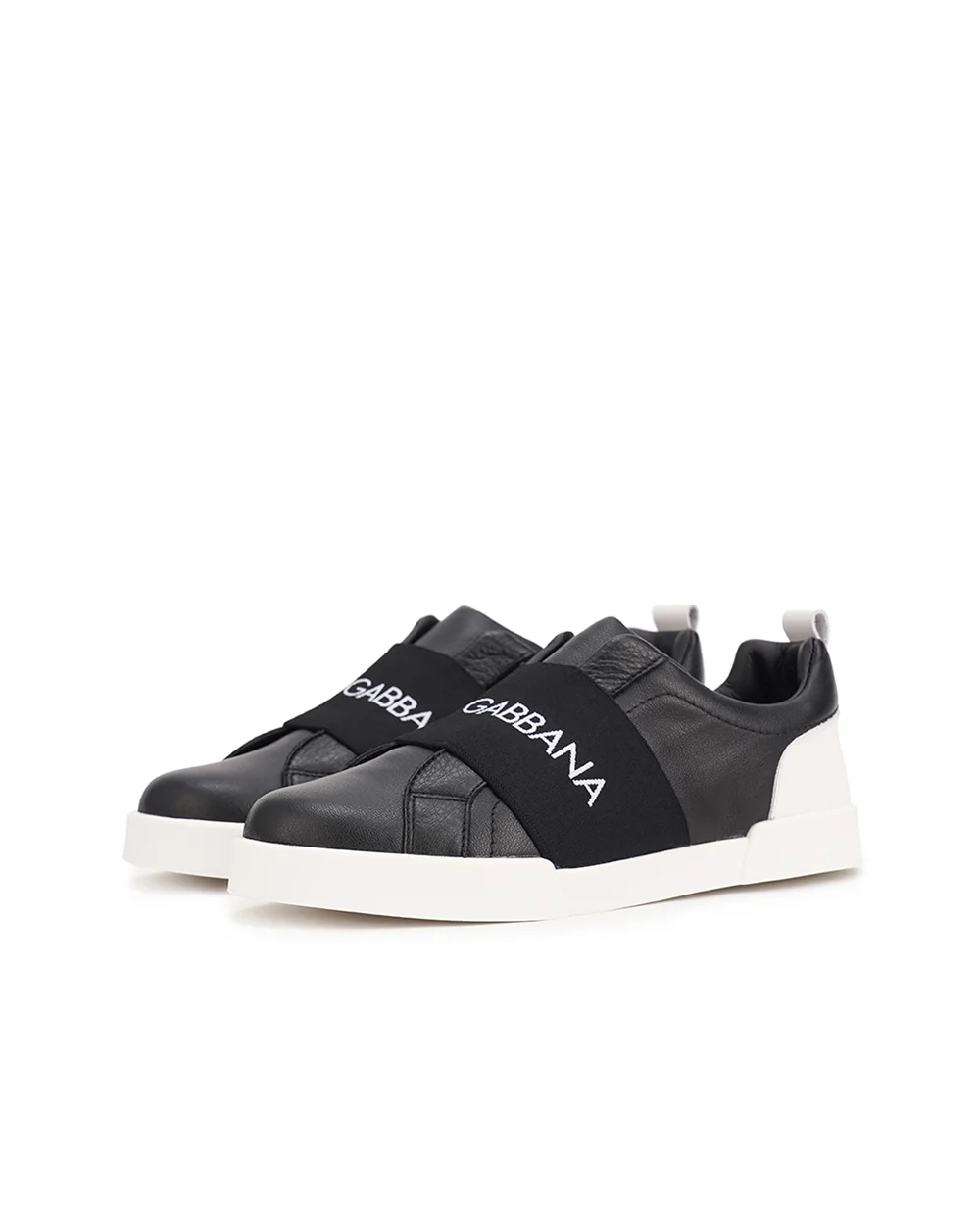 Детские кеды Dolce&Gabbana Kids DA5129-AD825-M, черный цвет • Купить в интернет-магазине Kameron