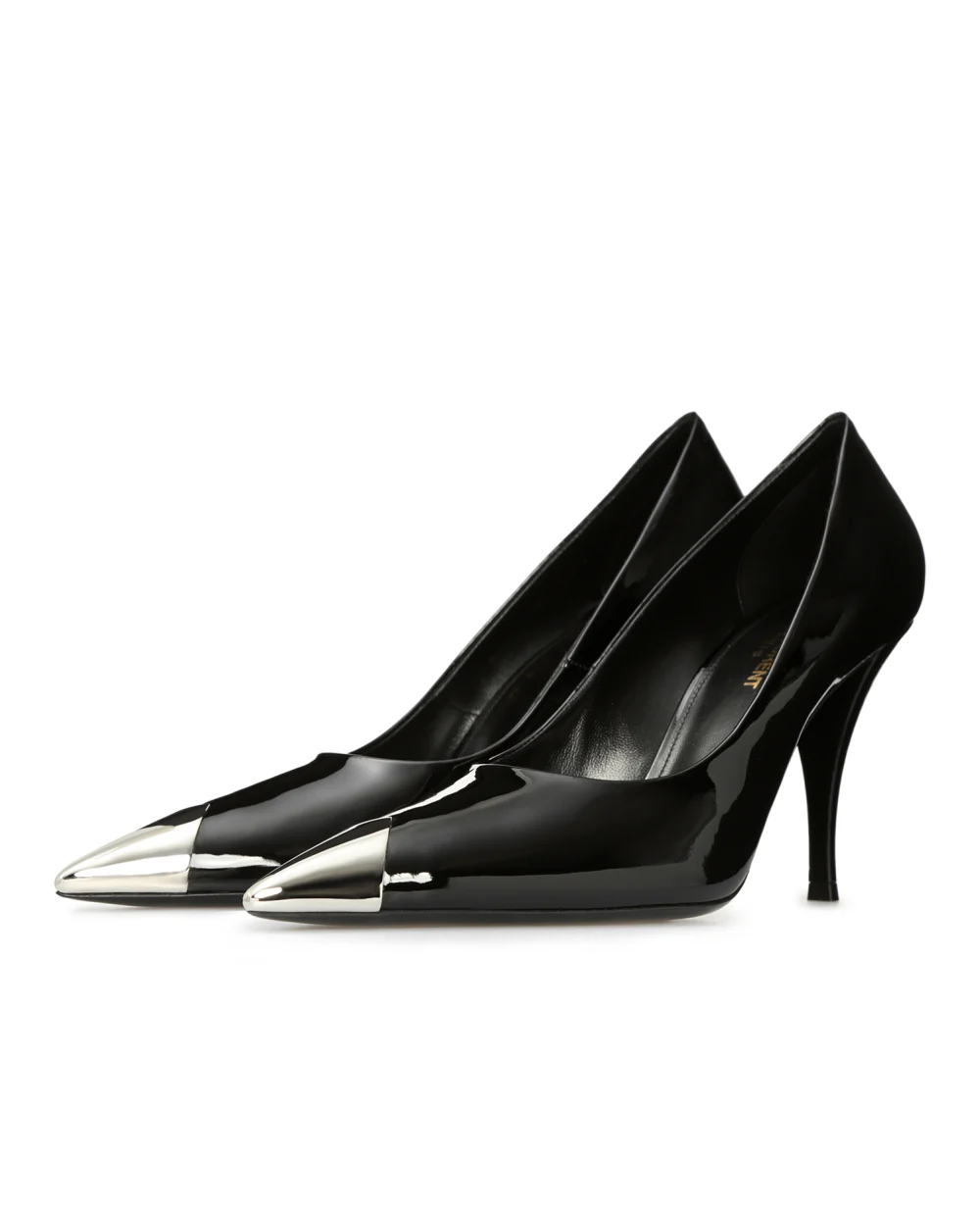 Шкіряні човники Vesper Saint Laurent 675193-1TVNN, чорний колір • Купити в інтернет-магазині Kameron