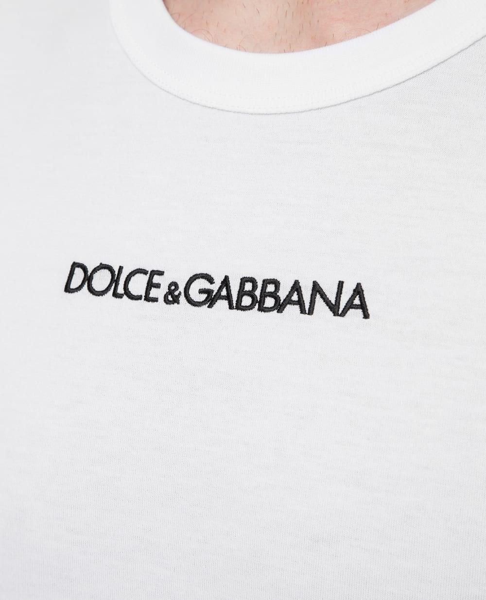 Лонгслив Dolce&Gabbana G8KF6Z-FU7EQ, белый цвет • Купить в интернет-магазине Kameron
