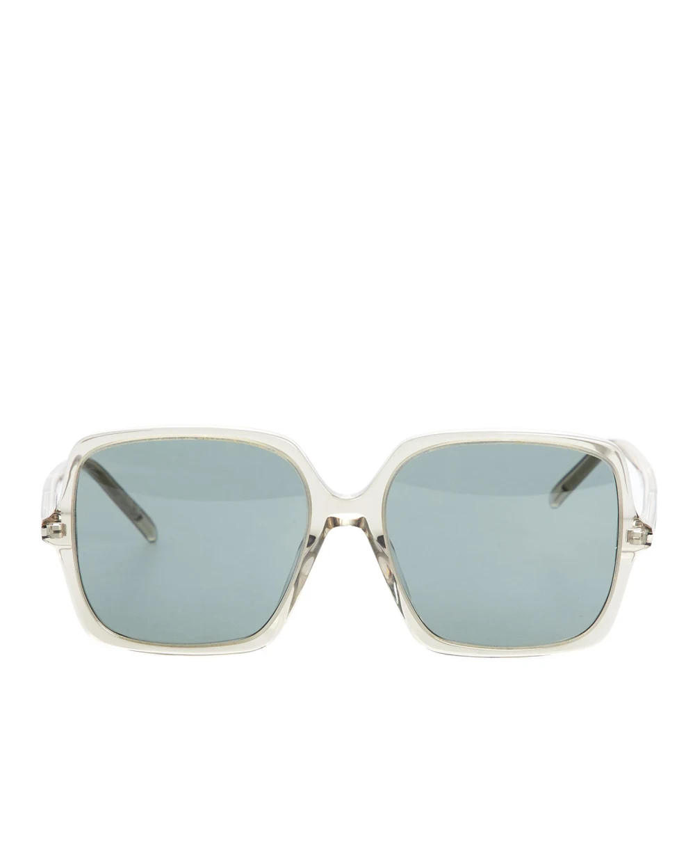 Солнцезащитные очки Saint Laurent SL 591-003, прозрачный цвет • Купить в интернет-магазине Kameron