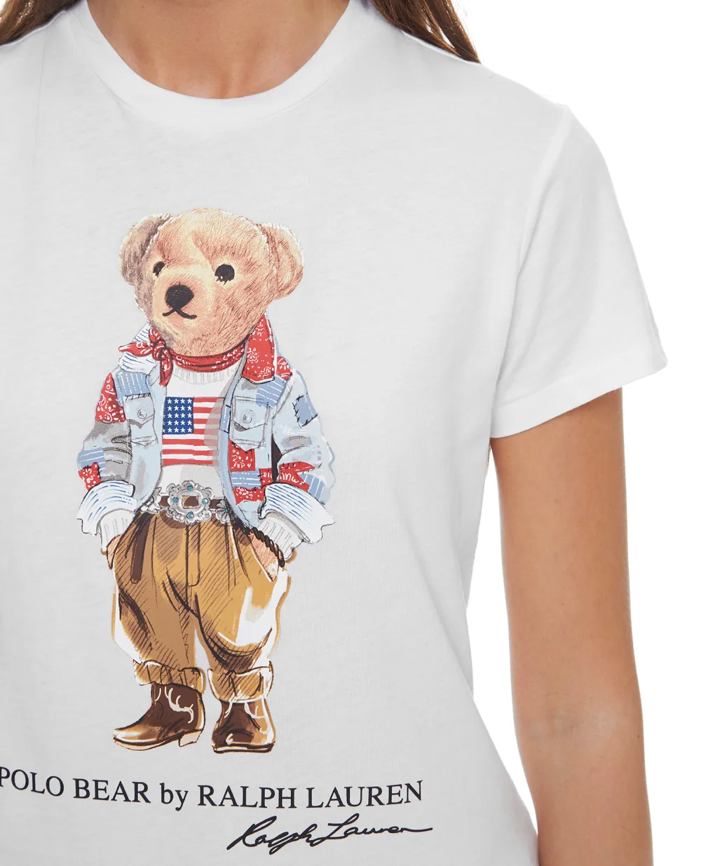 Футболка Polo Ralph Lauren 211843279001, білий колір • Купити в інтернет-магазині Kameron