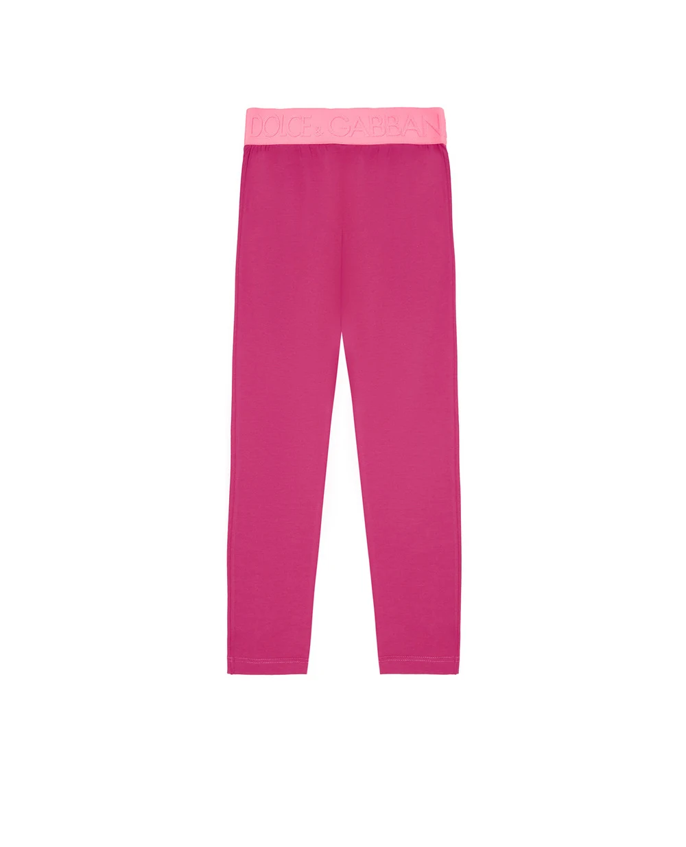Детские леггинсы Dolce&Gabbana Kids L5JP3J-G7CD0-B, фуксия цвет • Купить в интернет-магазине Kameron