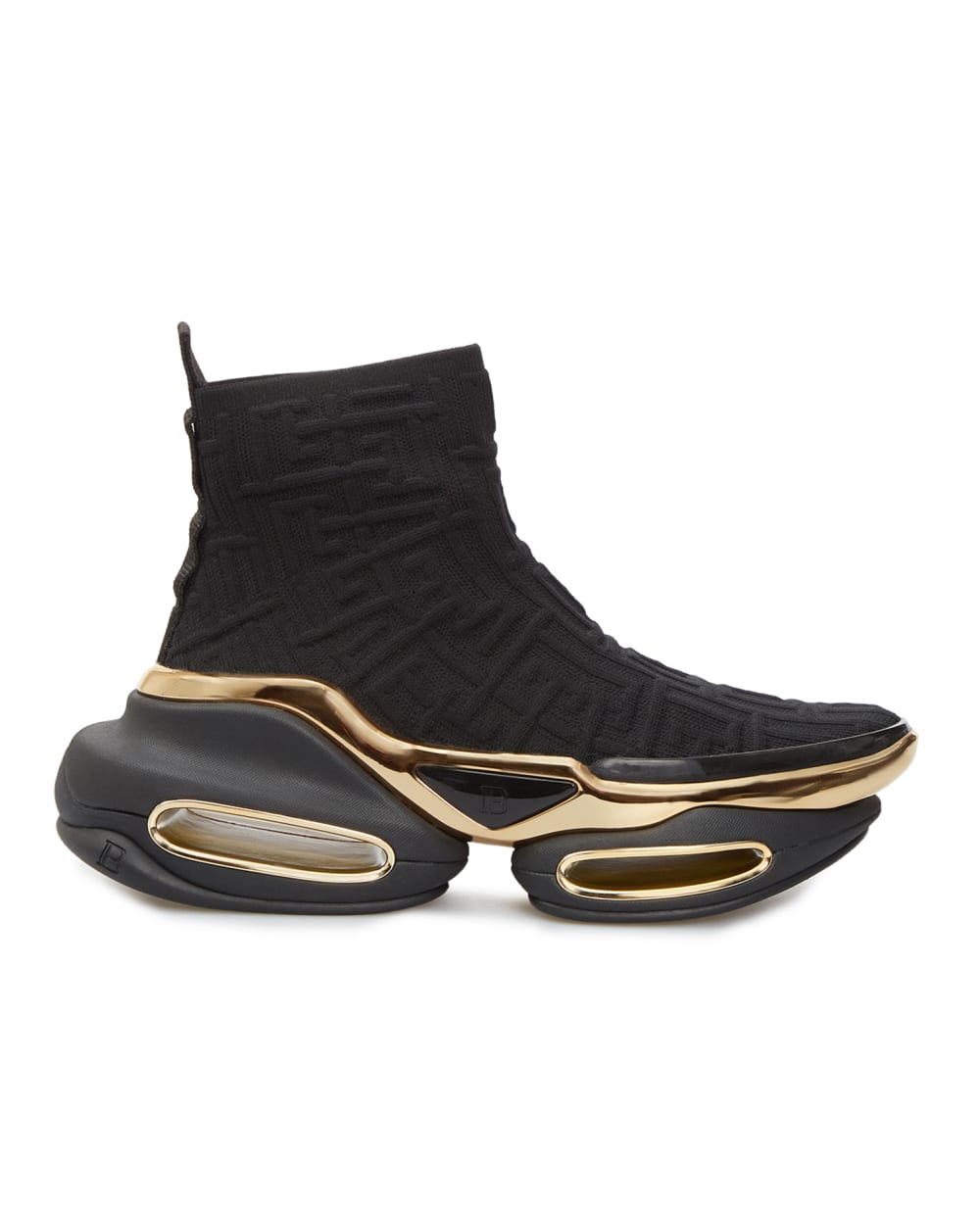 Хайтопи B-bold Hiking Balmain YN1VJ684TKMM, чорний колір • Купити в інтернет-магазині Kameron