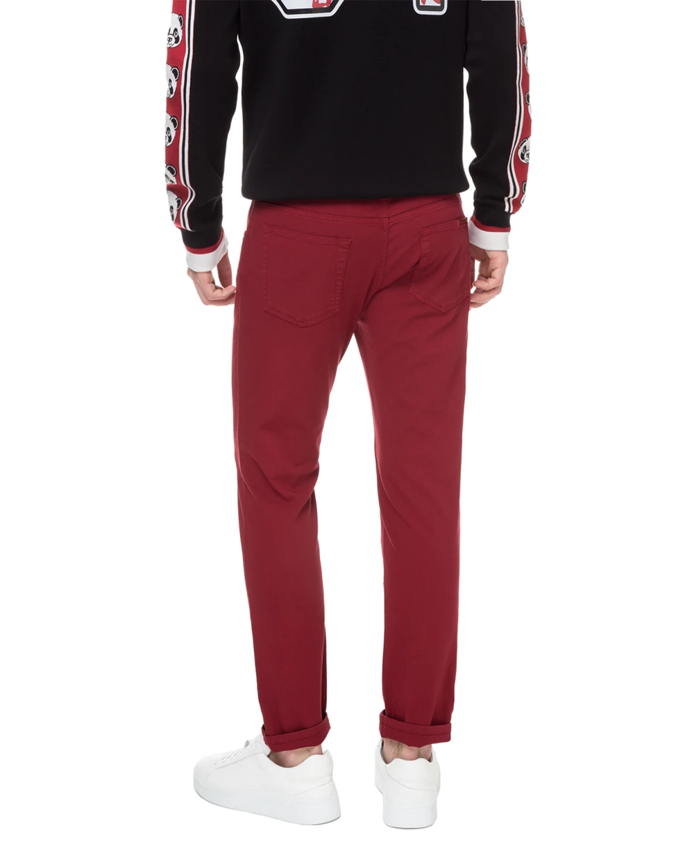 Джинси Skinny Dolce&Gabbana GYD2LT-G8AR8, бордовий колір • Купити в інтернет-магазині Kameron