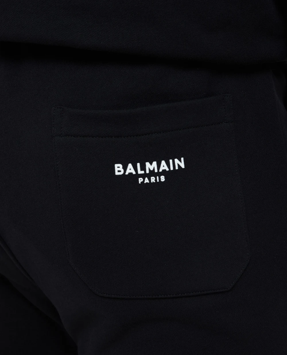 Спортивные брюки (костюм) Balmain BH1OB000BB04, черный цвет • Купить в интернет-магазине Kameron