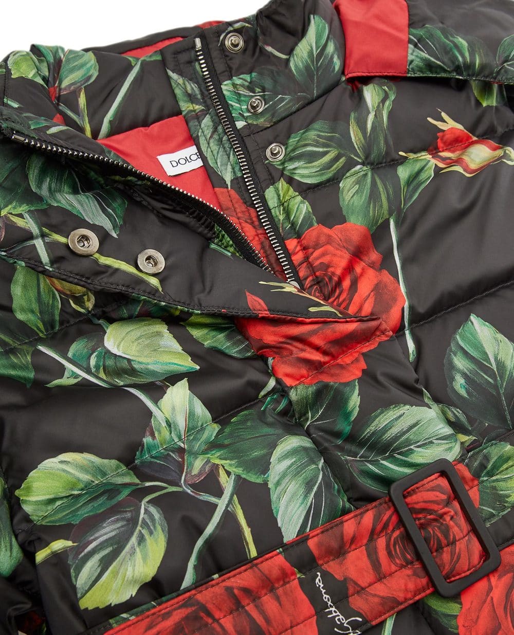 Пуховик Dolce&Gabbana Kids L5JBJM-FSSGK-B, черный цвет • Купить в интернет-магазине Kameron