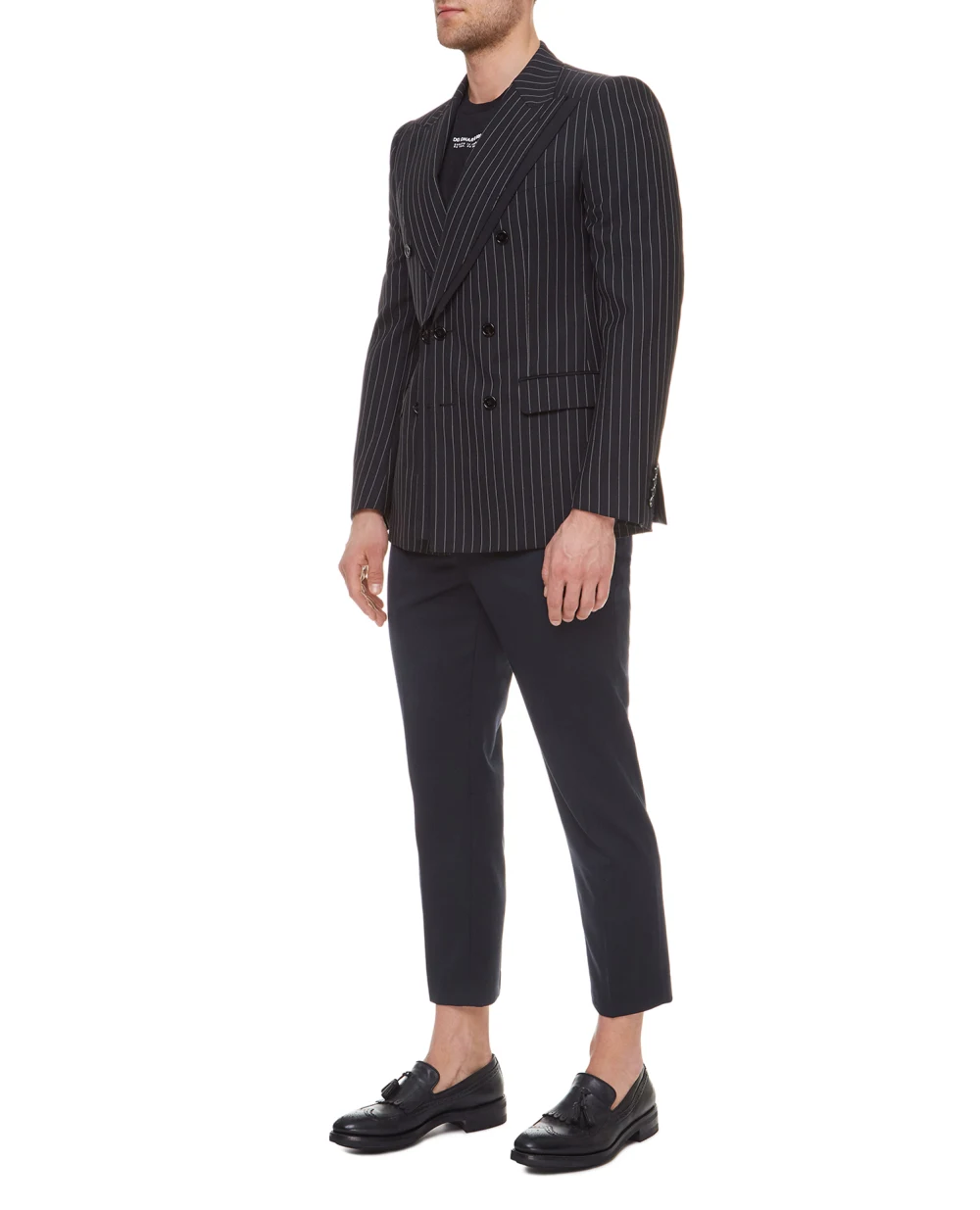Шерстяной пиджак Dolce&Gabbana G2PK3T-FR2YE, черный цвет • Купить в интернет-магазине Kameron