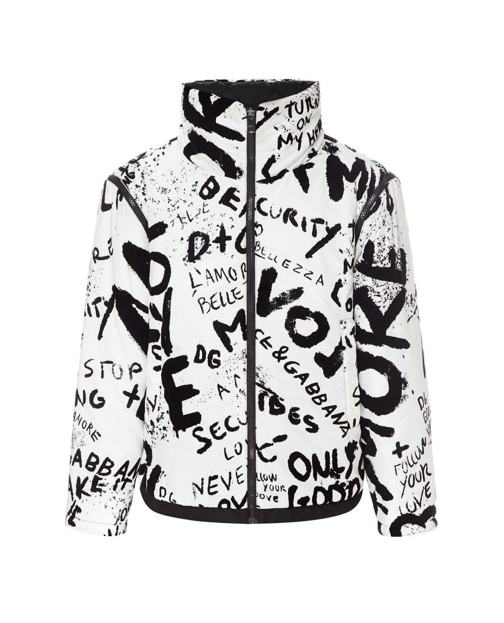 Двусторонний пуховик Dolce&Gabbana F9K52T-FUSOE, разноцветный цвет • Купить в интернет-магазине Kameron