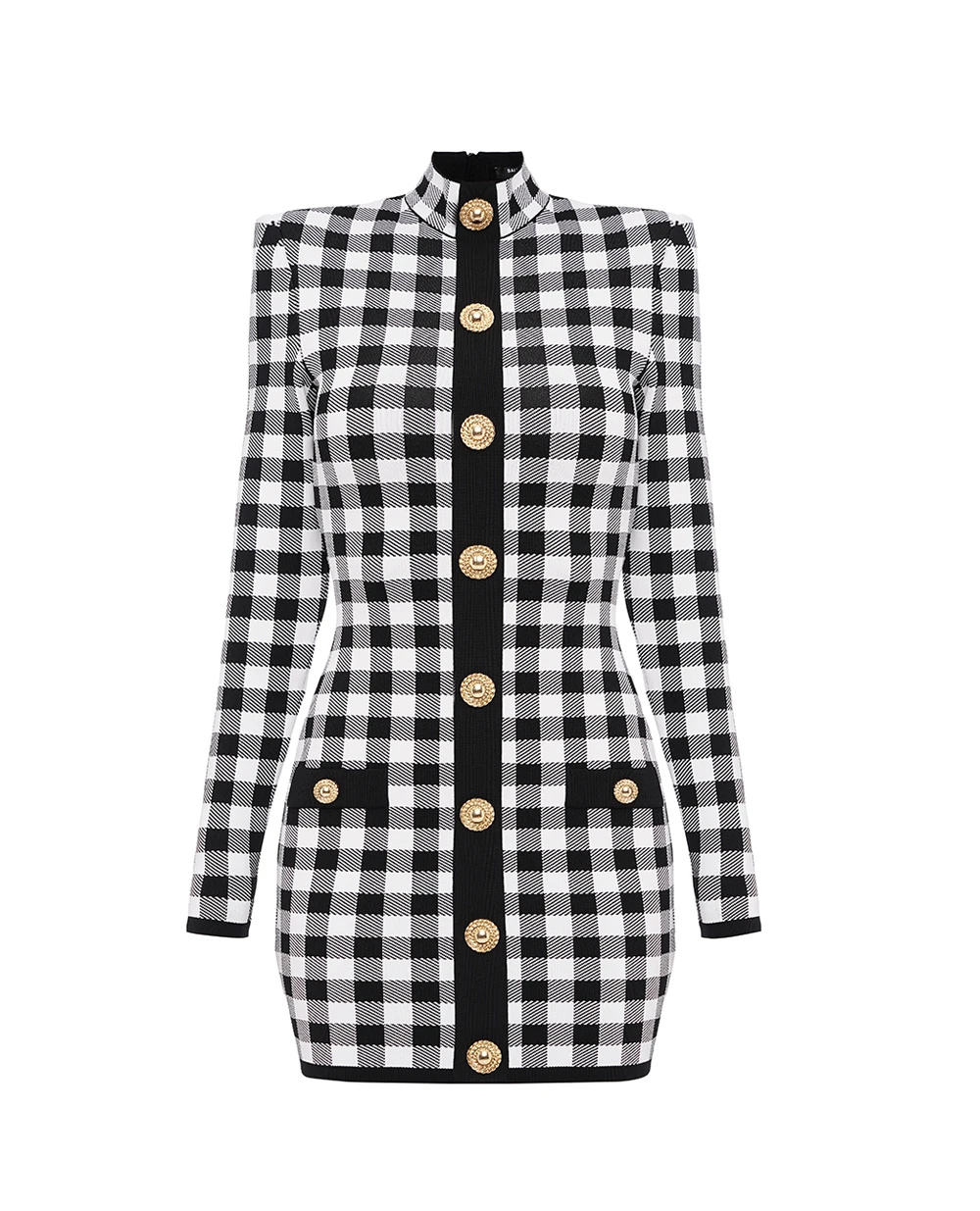 Сукня Balmain CF1R8019KF51, чорний колір • Купити в інтернет-магазині Kameron