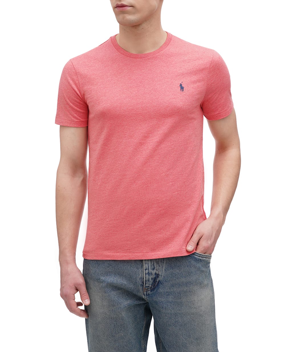 Футболка Polo Ralph Lauren 710671438201, коралловый цвет • Купить в интернет-магазине Kameron