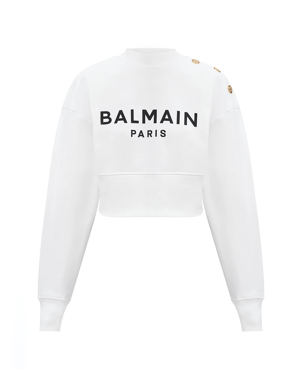 Світшот Balmain DF1JO040BB02, білий колір • Купити в інтернет-магазині Kameron