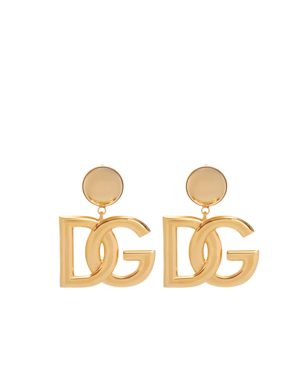 Клипсы Dolce&Gabbana WEN6P2-W1111, золотой цвет • Купить в интернет-магазине Kameron