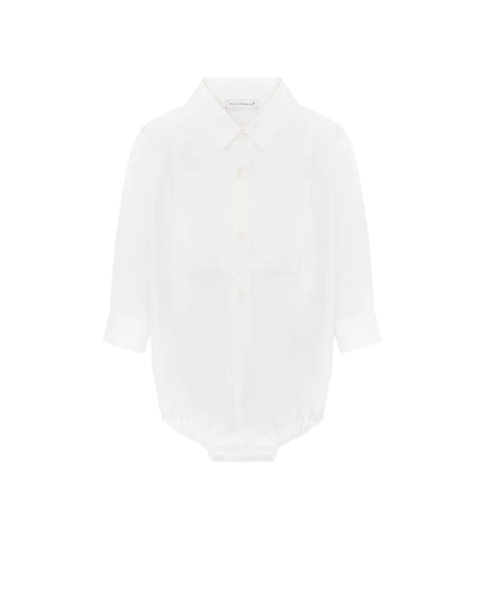 Детское боди Dolce&Gabbana Kids L11O59-FJ5EQ, белый цвет • Купить в интернет-магазине Kameron