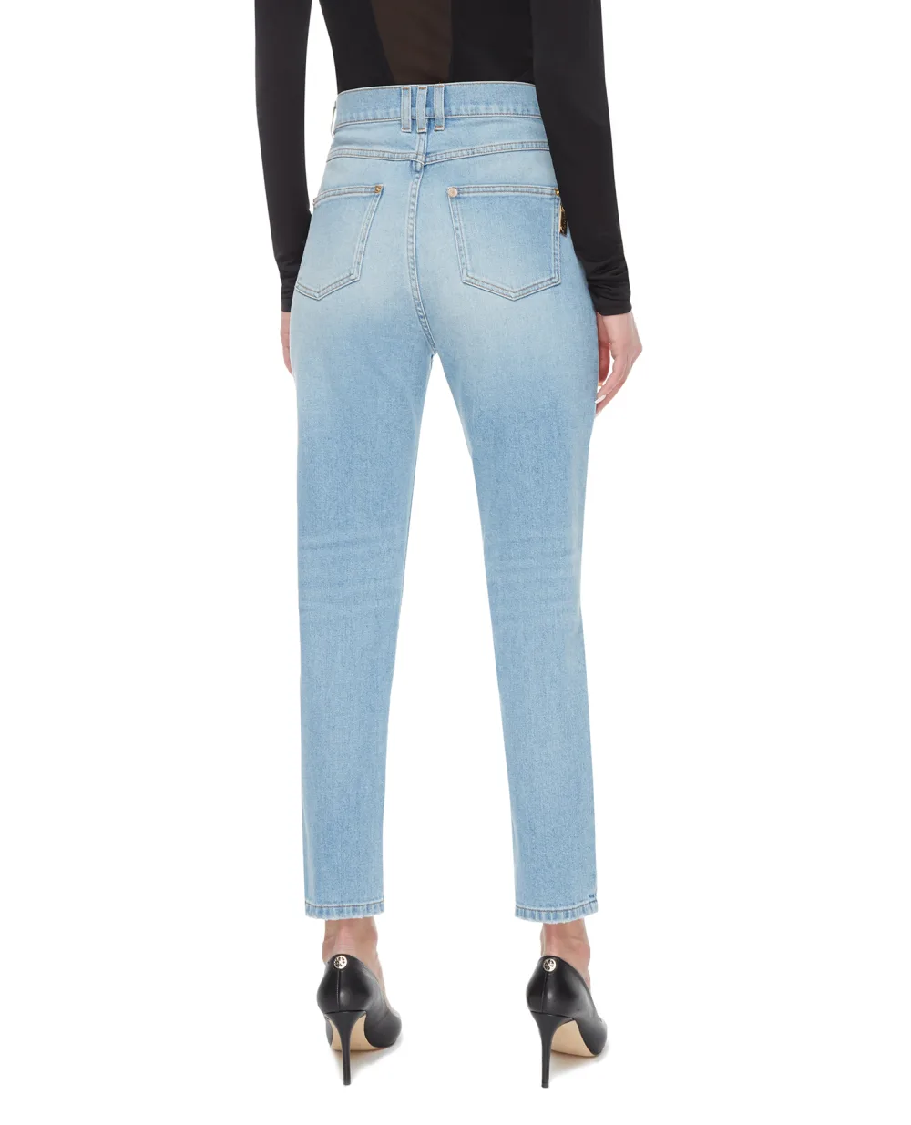 Джинсы Balmain AF1MG005DC99, голубой цвет • Купить в интернет-магазине Kameron