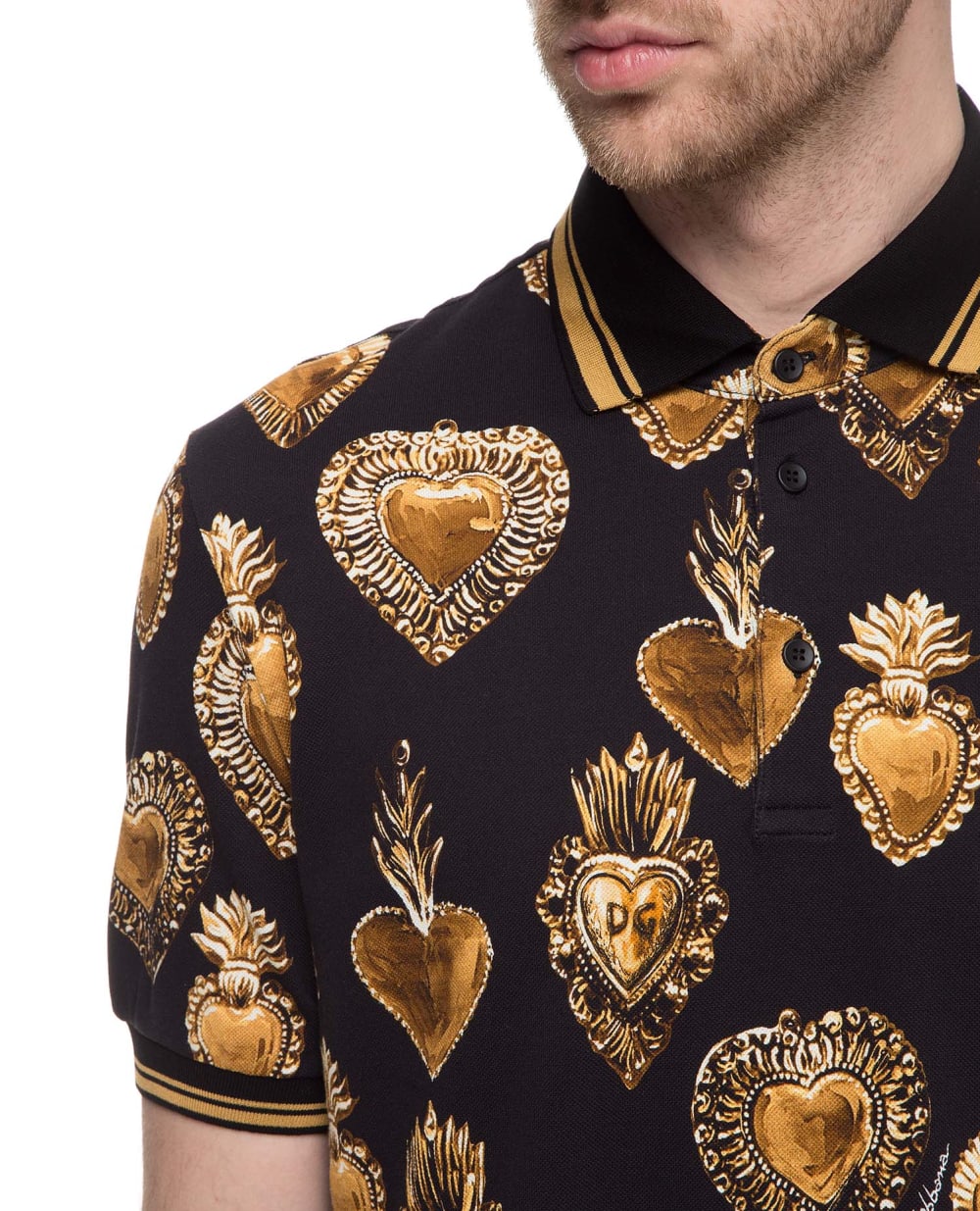 Поло Dolce&Gabbana G8KF5T-FS77K, черный цвет • Купить в интернет-магазине Kameron