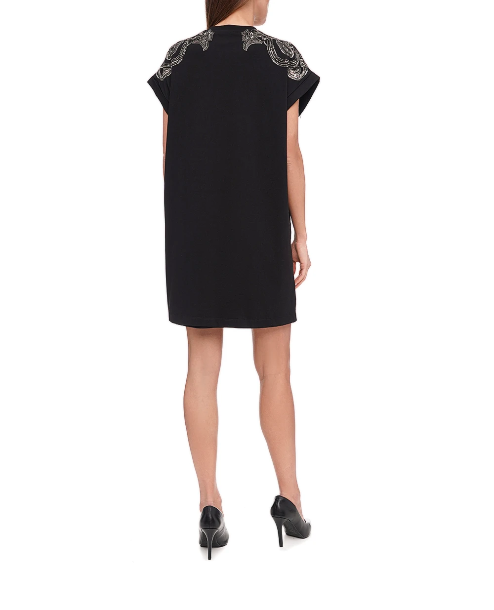 Сукня Balmain CF1R0100PC17, чорний колір • Купити в інтернет-магазині Kameron