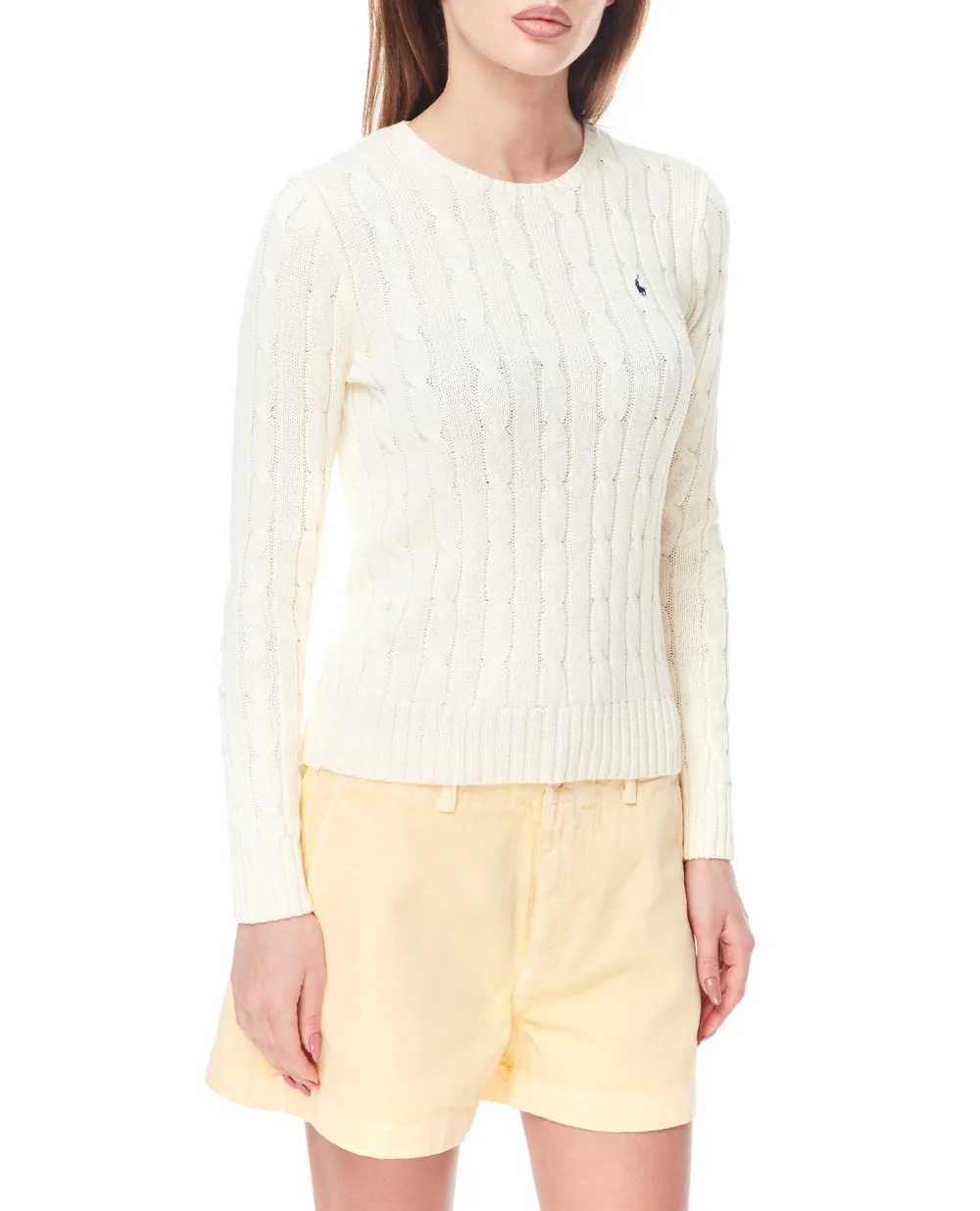 Джемпер Polo Ralph Lauren 211891640010, белый цвет • Купить в интернет-магазине Kameron