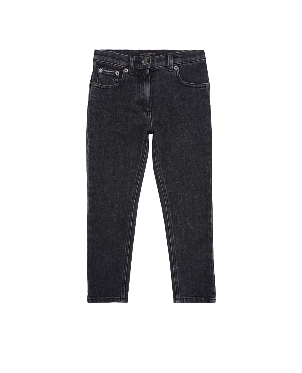 Детские джинсы Dolce&Gabbana Kids L52F76-LDC28-B, черный цвет • Купить в интернет-магазине Kameron