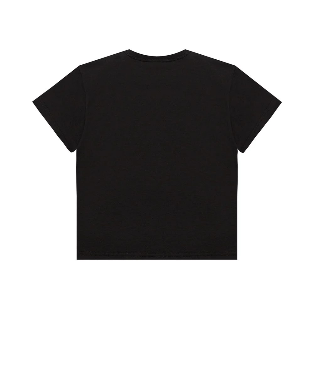 Детская футболка Dolce&Gabbana Kids L4JT7T-G7OLK-S, черный цвет • Купить в интернет-магазине Kameron