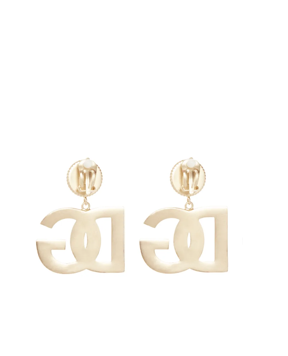 Клипсы Dolce&Gabbana WEN6L4-W1111, золотой цвет • Купить в интернет-магазине Kameron