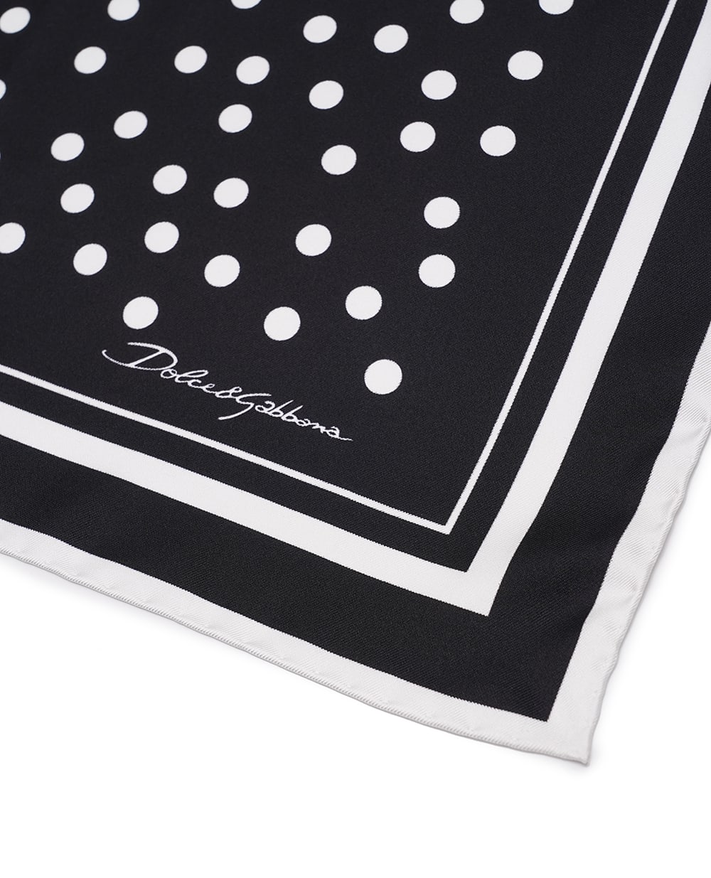 Платок Dolce&Gabbana FN090R-GDCFX, черный цвет • Купить в интернет-магазине Kameron