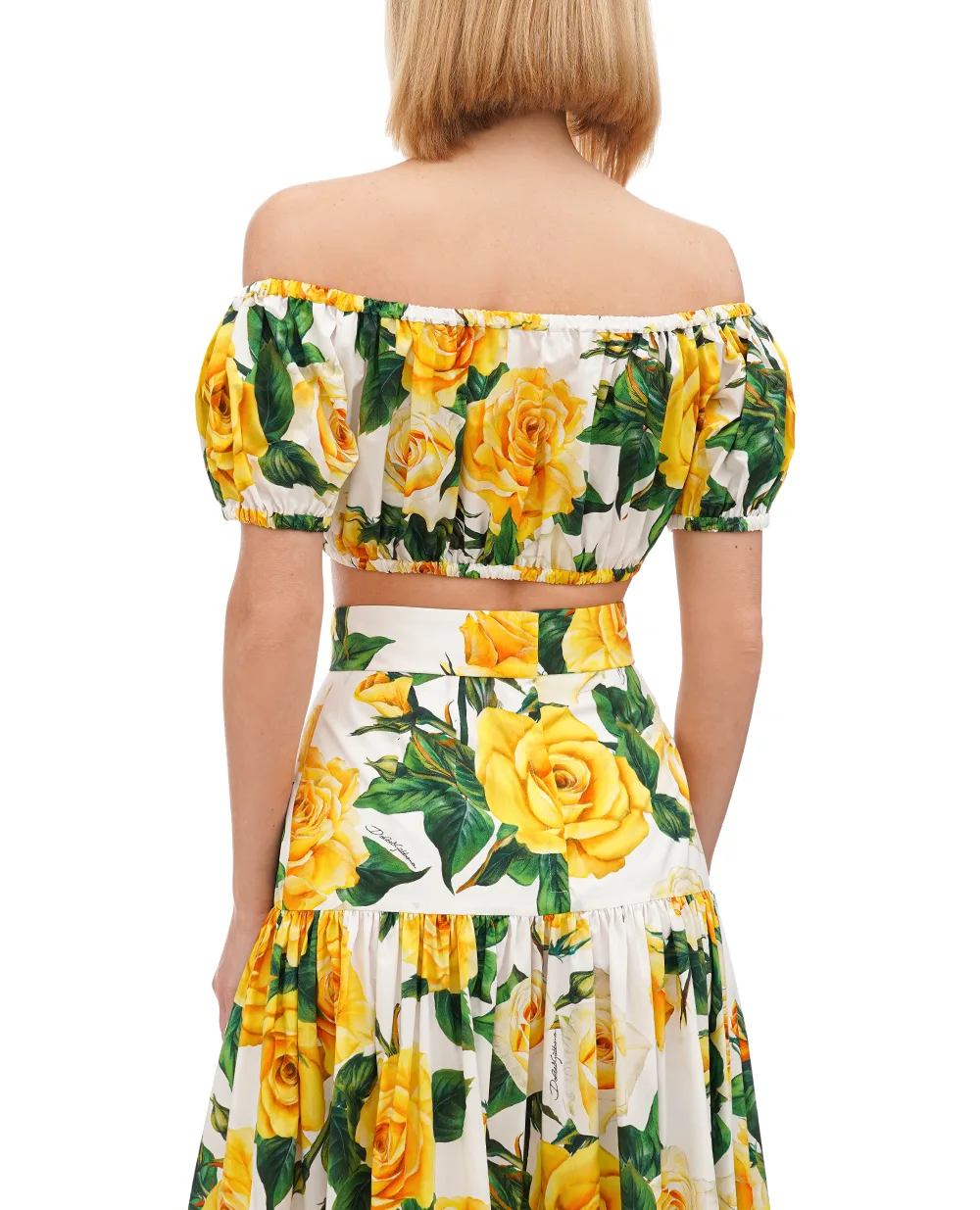 Топ Dolce&Gabbana F755RT-HS5NK, желтый цвет • Купить в интернет-магазине Kameron