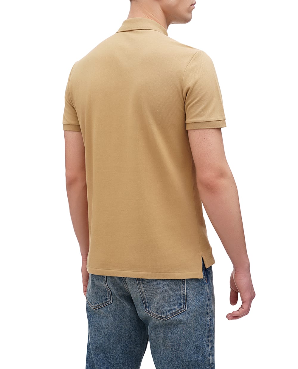 Поло Mesh Polo Ralph Lauren 710680784332, бежевый цвет • Купить в интернет-магазине Kameron